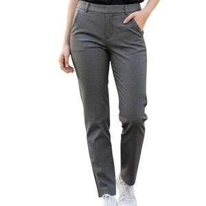 NWT Loft Womens Dark Gray Straight leg Chino Pants Size 10 Stretch